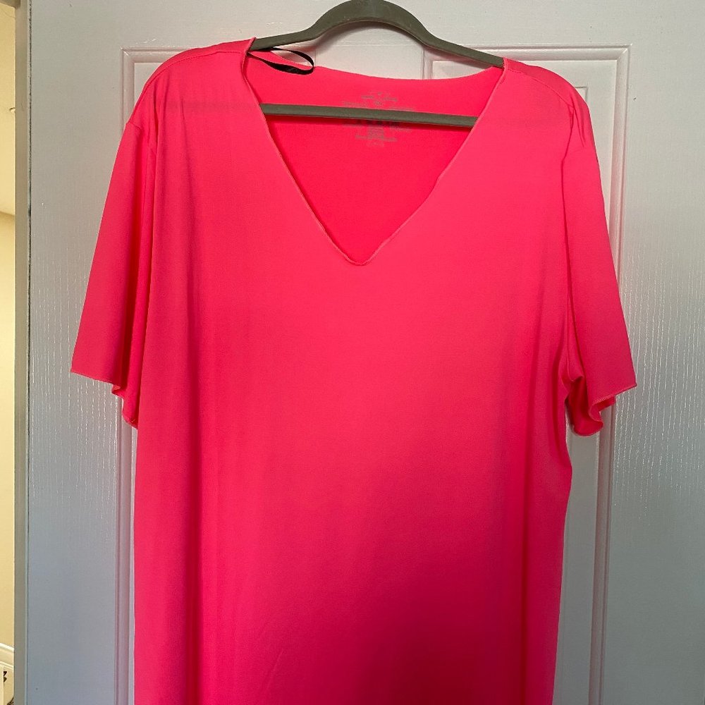 Plus Size 3xl HOT pink top